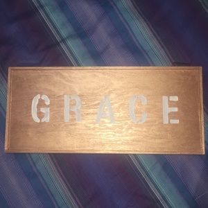 GRACE rose gold wall decor
